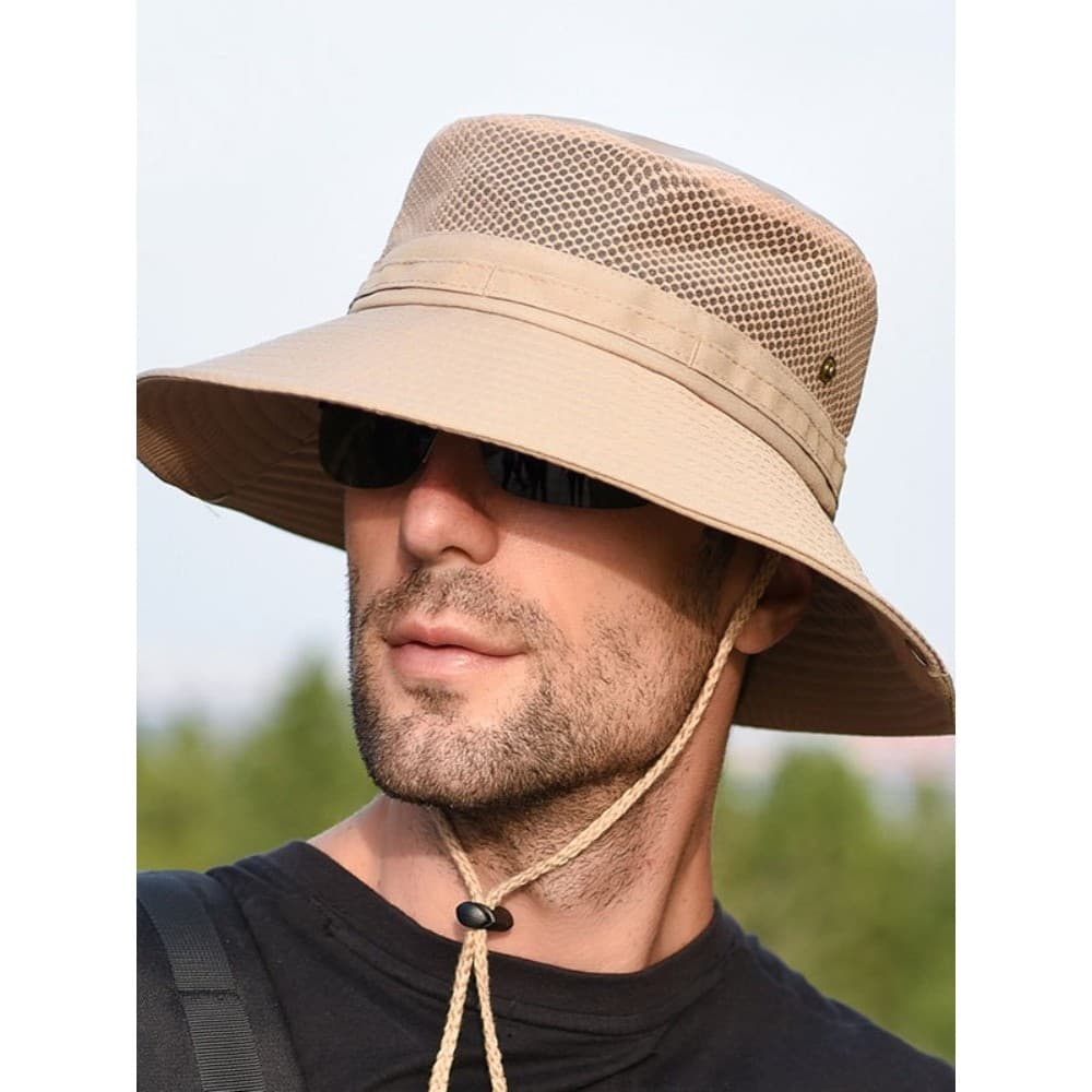 Chapéu de pesca masculino verão chapéu de sol chapéu de verão balde chapéu Benny chapéu caminhadas ao ar livre chapéu de