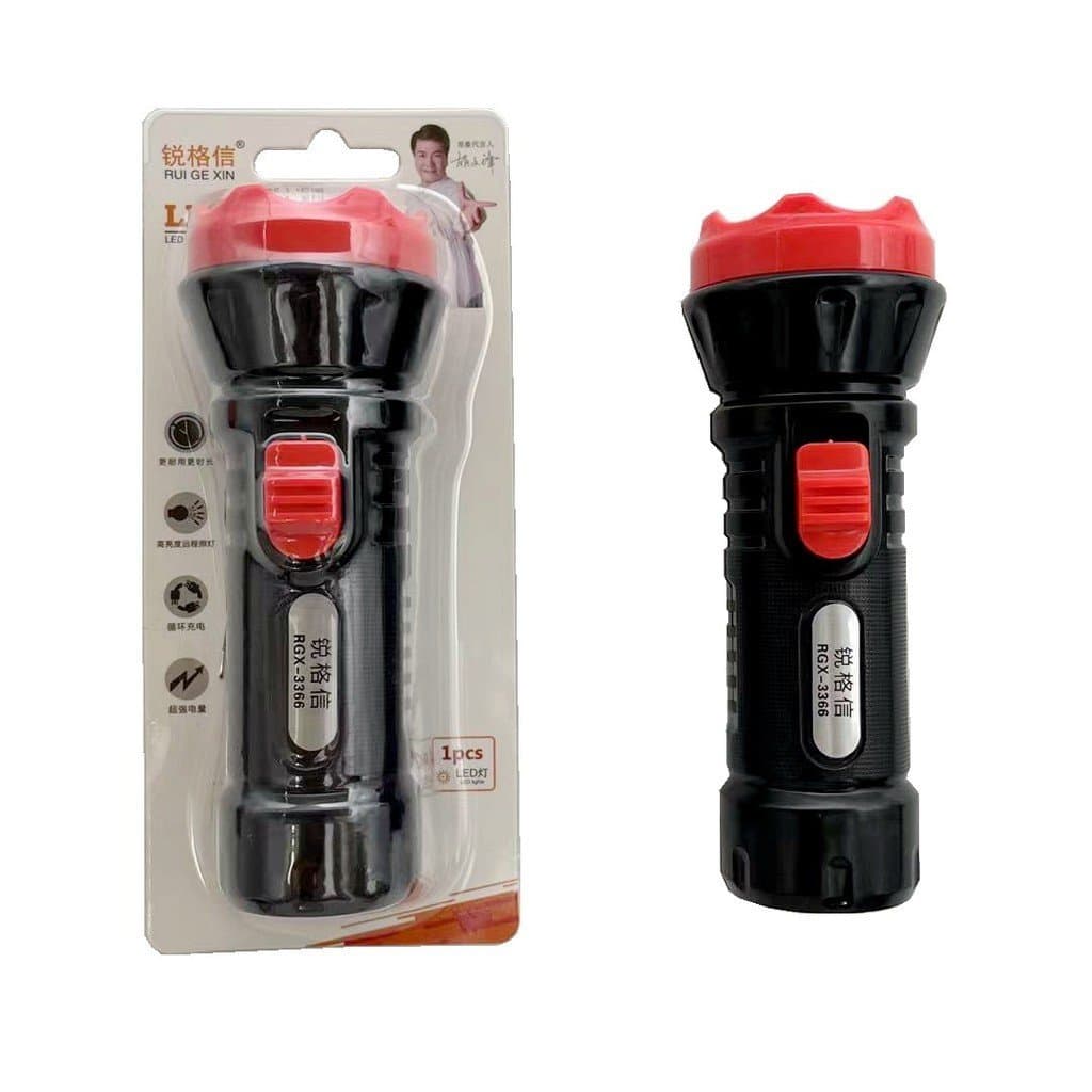 Lanterna LED Recarregável para Uso Doméstico, Lanterna Portátil de Plástico para Exterior, Presente, Mini Lanterna de Do