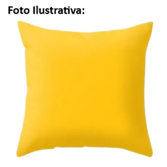 Capa Para Almofada Impermeável Napa Amarela 44 X 46 cm