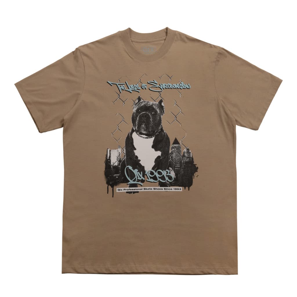Camiseta QIX Street Skate Dog Básica Ovesized Gola Redonda Masculino Feminino