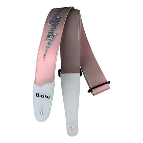 Correia Strap Basso Violão Guitarra Baixo Pl 91 Raio Rose - Rosa-claro - Não Identificado