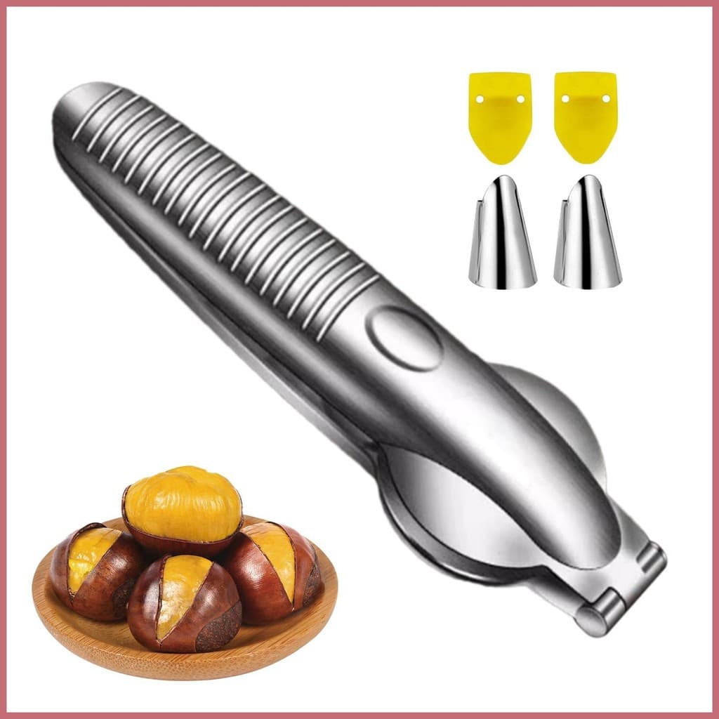 Quebra-Nozes Para , Cortador De Castanhas , Abridor De Descascador Ferramentas Ergonômicas De Cozinha , Nogueira cstui2b