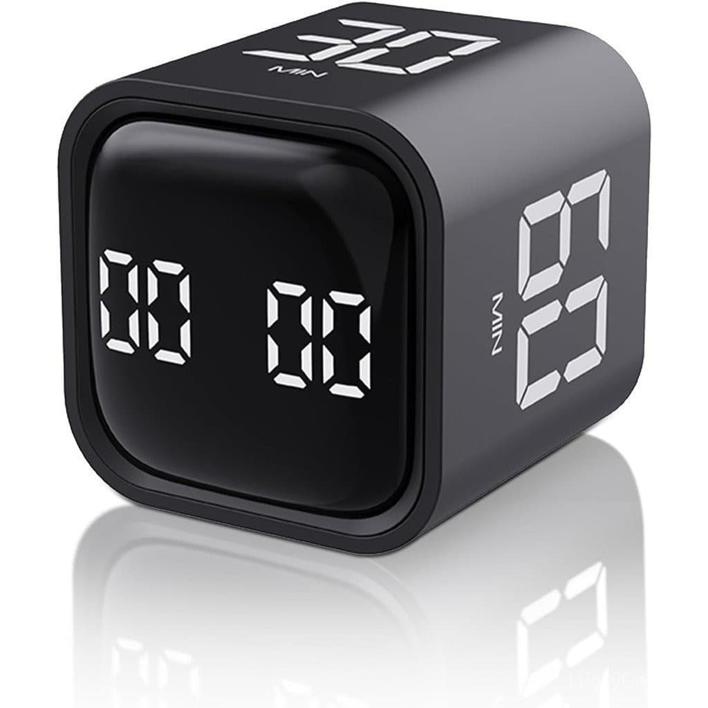 Temporizador De Cubo Digital Ajustável , Som E Vibração , Rotação De Cozinha , Contagem Regressiva , Estudo , Trabalho ,