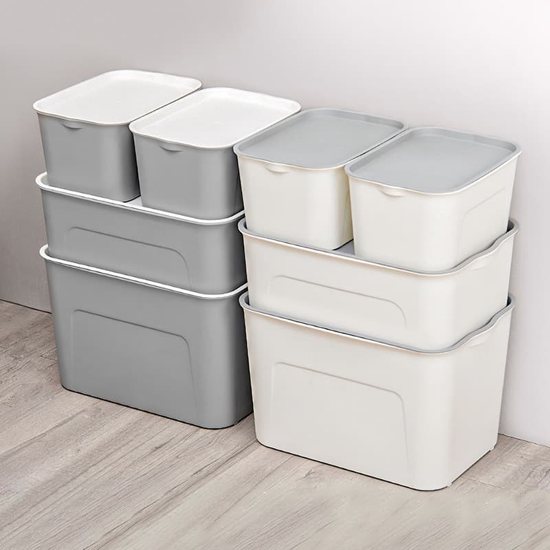 Diversos caixa de armazenamento de mesa lanche cesta de plástico cosméticos caixa de organização doméstica dormitório co