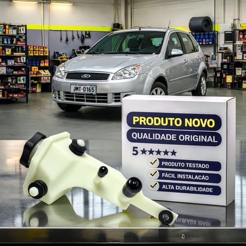 Reservatorio Oleo Direcao Hidraulica Com Tampa Ford Fiesta 2002 A 2014 Motor Zetec Rocam