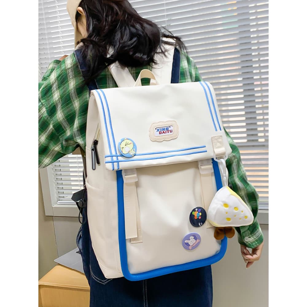 Estilo japonês de grande capacidade estilo marinho estudantes do ensino médio estudantes do ensino médio mochila feminin
