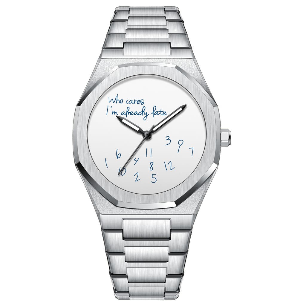 Quem Se Importa ? Já estou tarde . Popular Legend Watch Luminous Men Quartz Trendy Octogonal Steel