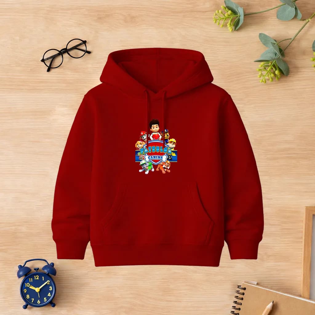 Moletom Infantil Juvenil Flanelado Patrulha Blusa De Frio