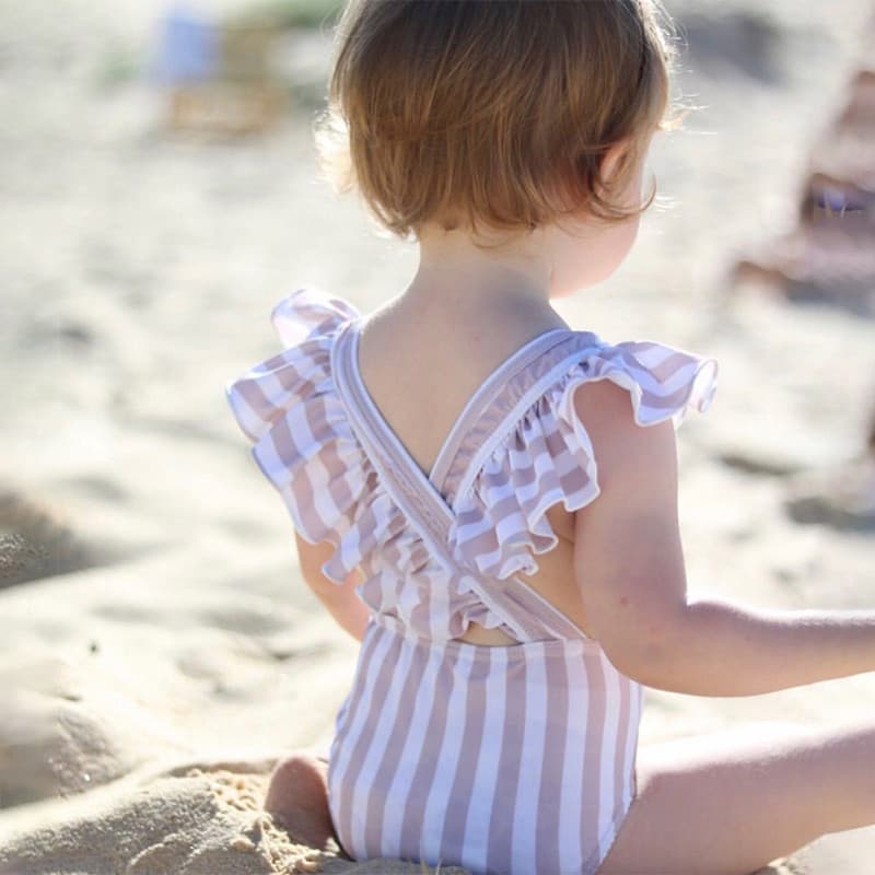 Crianças maiô menina princesa de uma peça Halter maiô ins coreano bebê bonito bebê primavera quente férias maiô