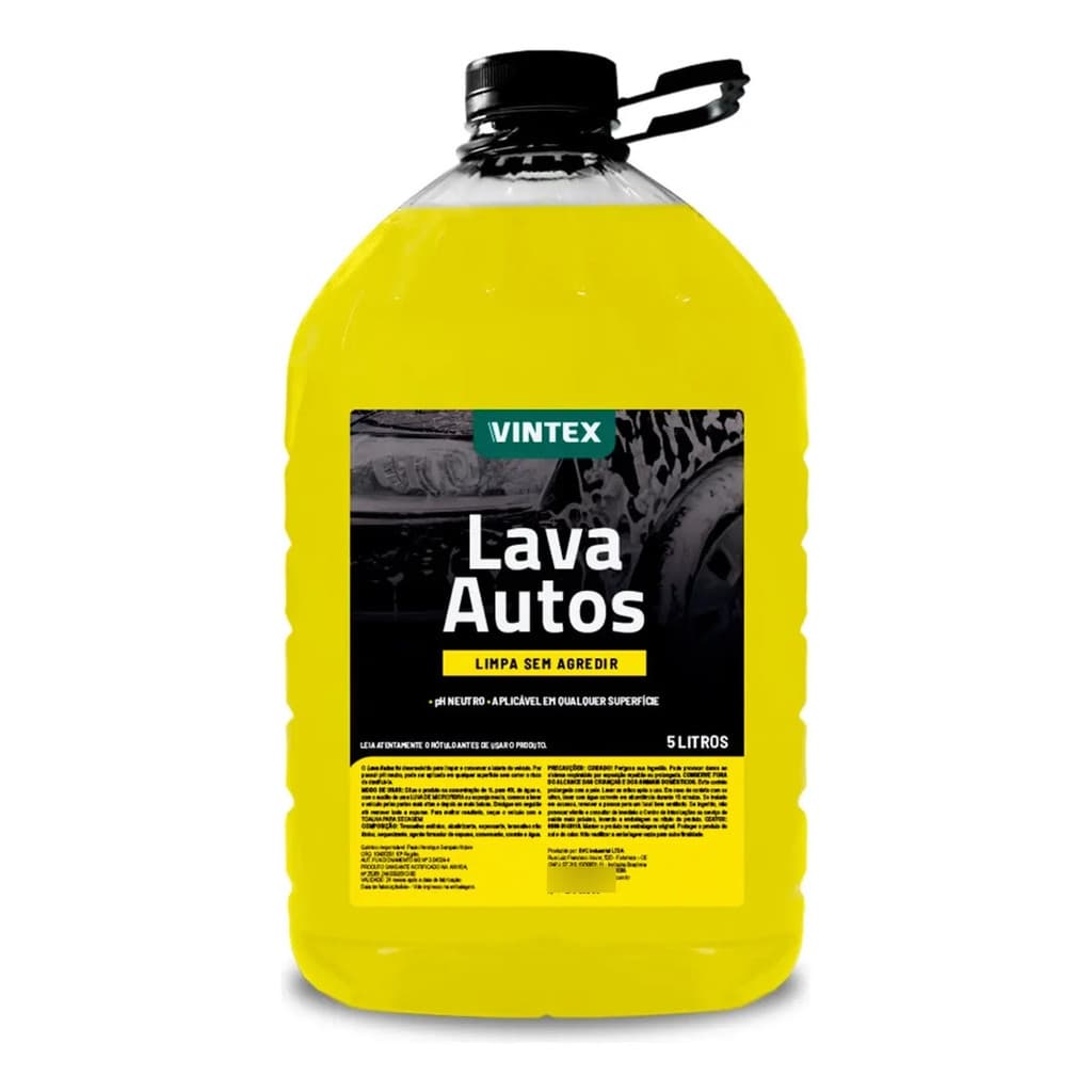 Lava Auto Vonixx 5l Shampoo Automotivo Concentrado Ph Neutro