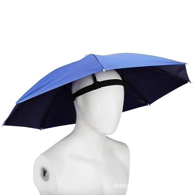 Chapéu Guarda-Chuva Portátil e Dobrável, 1 Peça, Chapéu Guarda-Chuva Mãos Livres, Guarda-Chuva Multifuncional para Prote