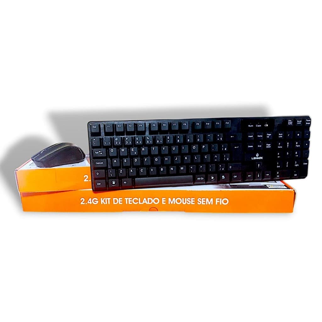 Kit Teclado E Mouse Sem Fio Lehmox Ley-176