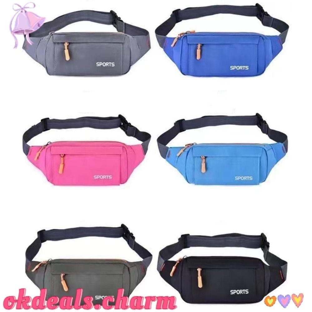 Pacote De Cintura OKDEALS , Bolsa Fitness Para Academia De Tecido , Bolsas De Peito Impermeáveis De Poliéster Unissex