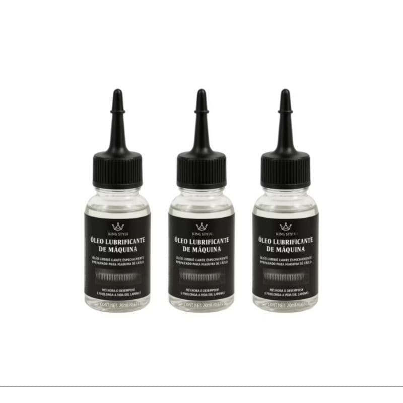 kit Óleo lubrificante para máquina de corte de cabelo e acabamento