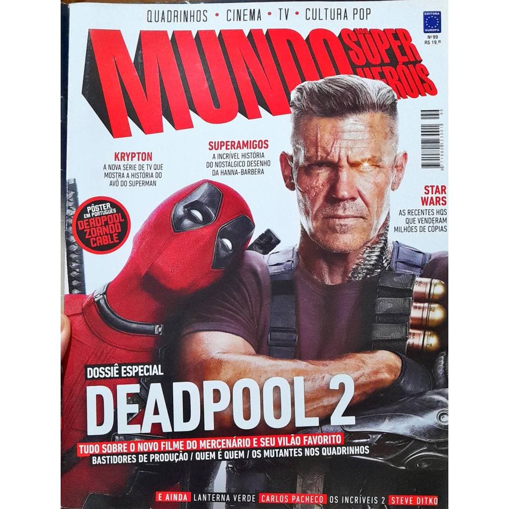 Revista Mundo Super Heróis Nº 99 DeadPool 2 de Revista 7765549
