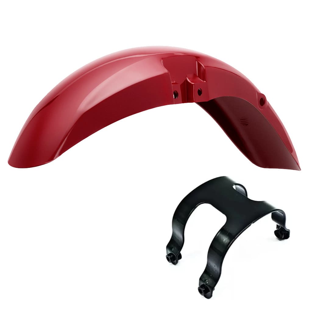 Paralama Dianteiro com Suporte CG Fan 125 Vermelho Today 2005