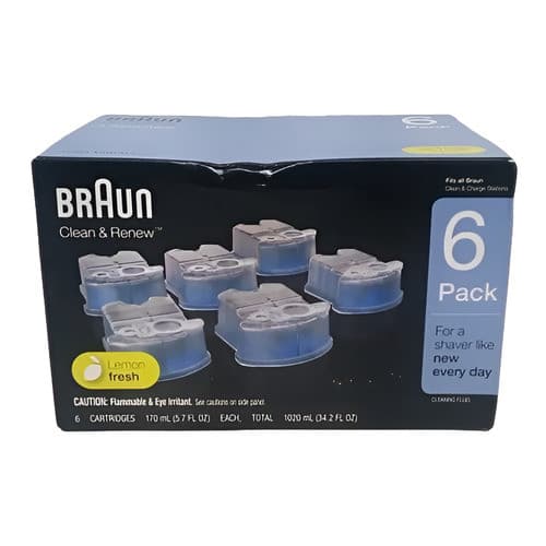 Cartuchos De Limpeza Braun Clean & Renew Original 6 Pack