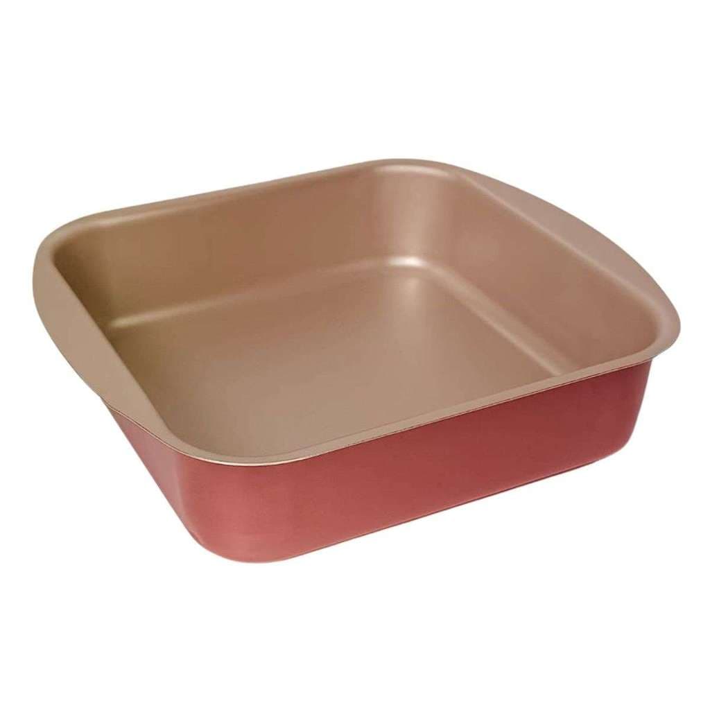 Assadeira Tabuleiro Quadrada Aluminio Cereja 01 2.4 L