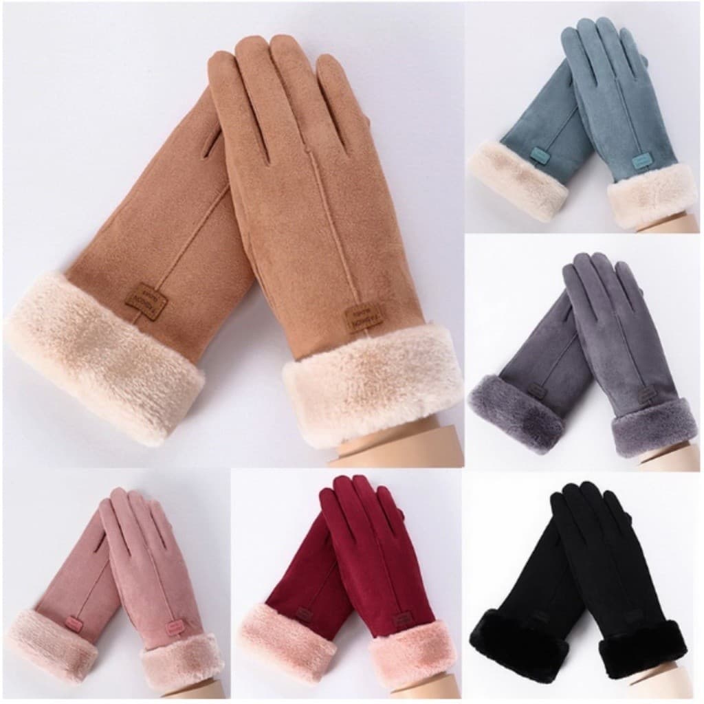 Luva/Inverno Engrossar Quente À Prova De Vento Tela Sensível Ao Vento Luvas De Condução Luvas / Multicolor