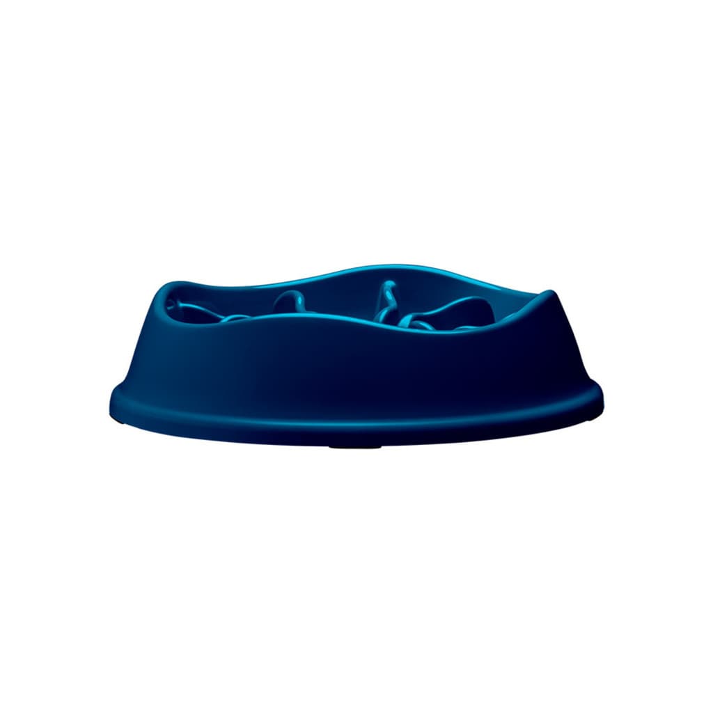 Comedouro Lento Interativo Stark Slow 350 mL - Azul Cobalto