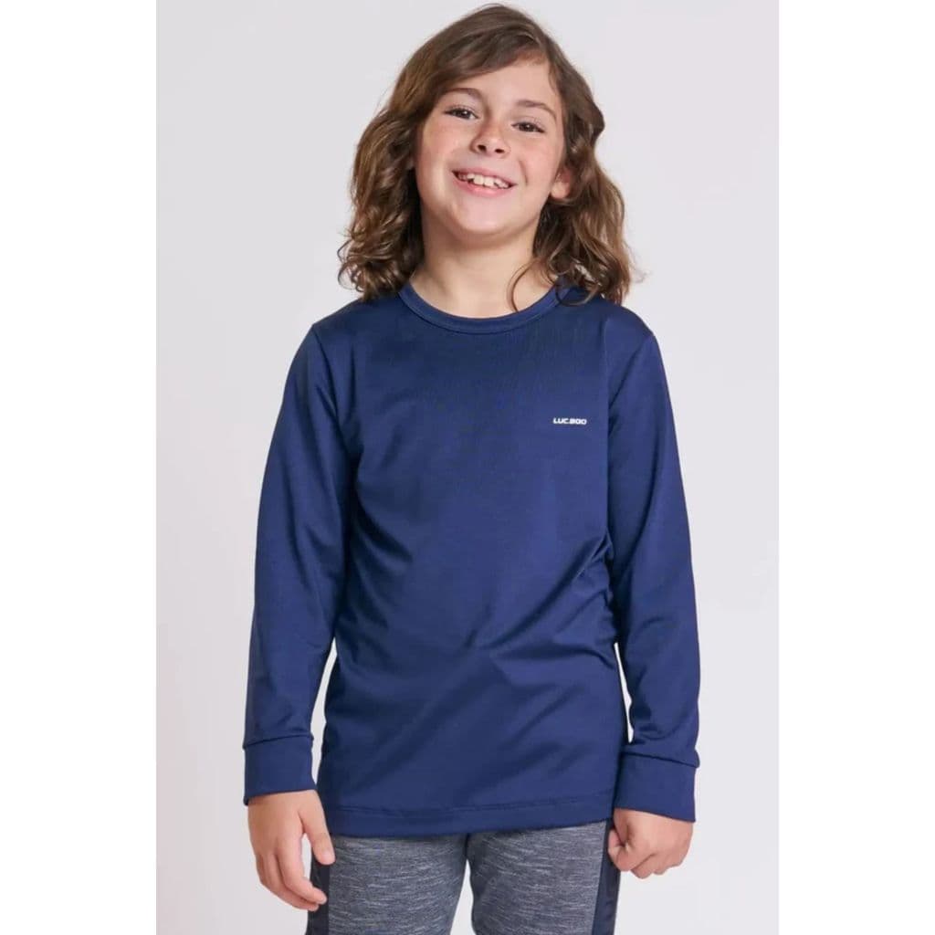 Camiseta Menino em Malha Térmica Peluciada Luc.Boo
