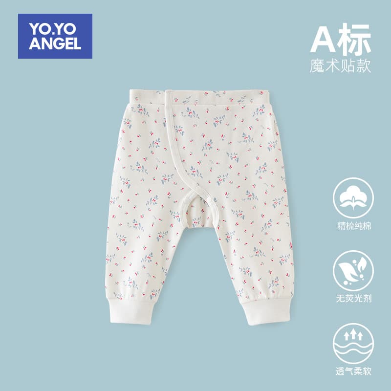 Calças recém-nascidas primavera outono inverno estilo 0-3 meses 6 bebê recém-nascido calças compridas Velcro calças Legg