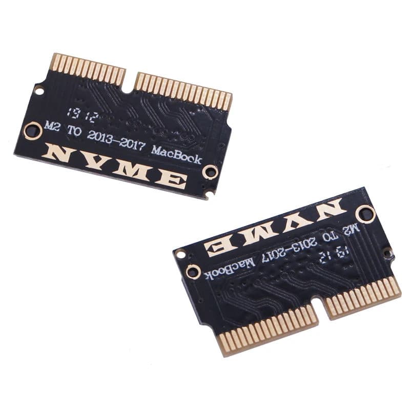 Adaptador M2 para NVMe PCIe M.2 para NGFF SSD para Laptop Apple Macbook Air Pro 2013 2014 2015 A1465 A1466 A1502 A1