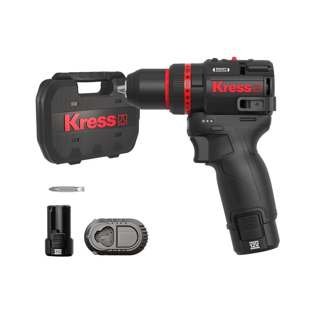 Furadeira de Impacto Brushless 10mm Kress 12V KH363
