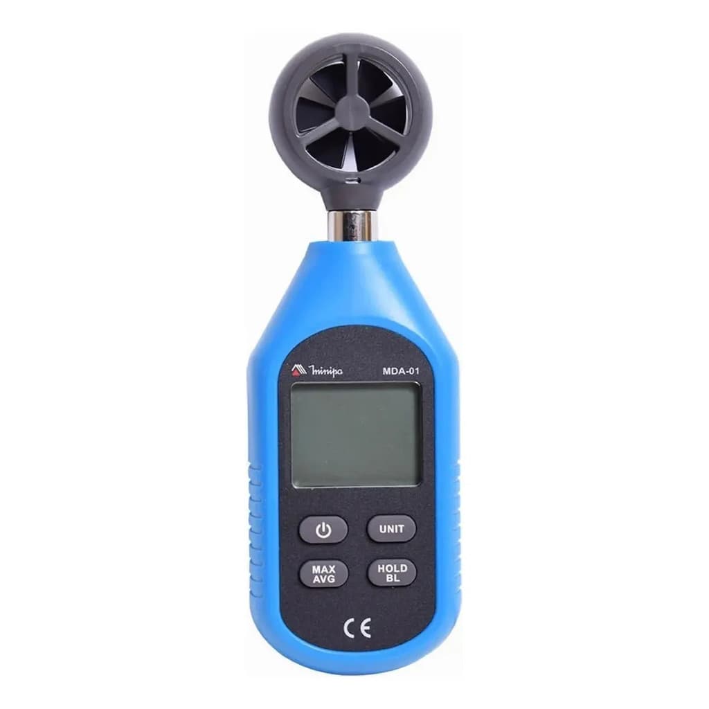 Mini Anemômetro Digital Minipa Medidor Portátil De Velocidade Do Vento 30m/s