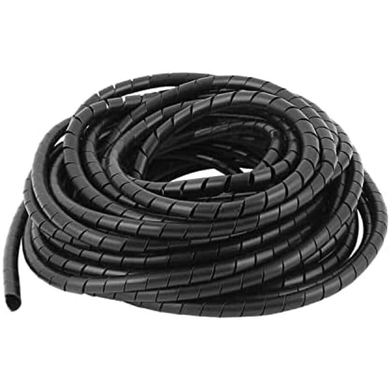 Envoltório De Cabo Espiral-20 Pés 1/2 " Capa De Fio Mangueira De Manga De Pacote Para Organizador Elétrico De Computador