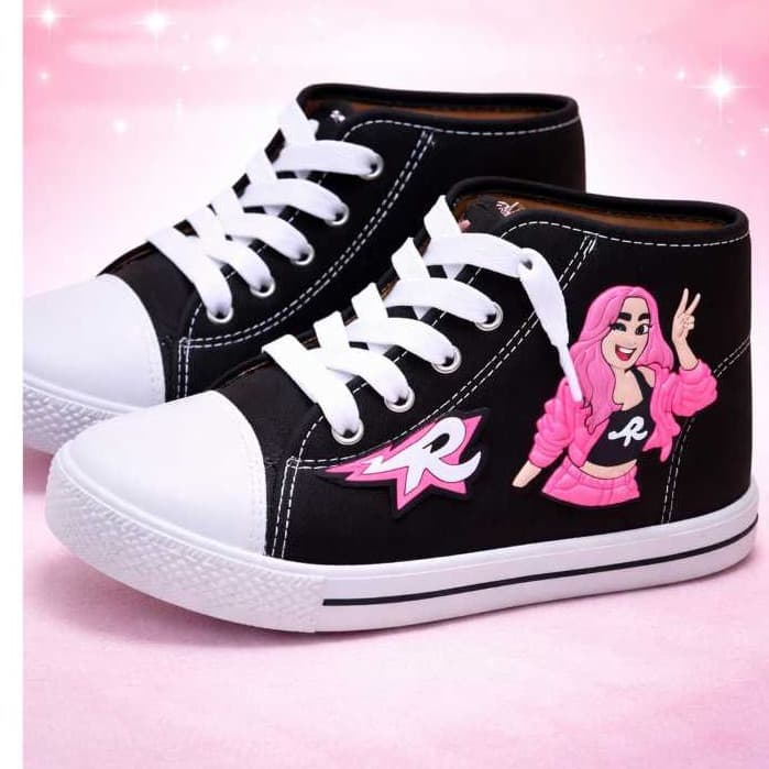 TENIS CANO ALTO DOS ROSAS ELEMENTOS EMILY VIK+VOID+LEOZINHO+KATHLEN ANNASE SHOES2