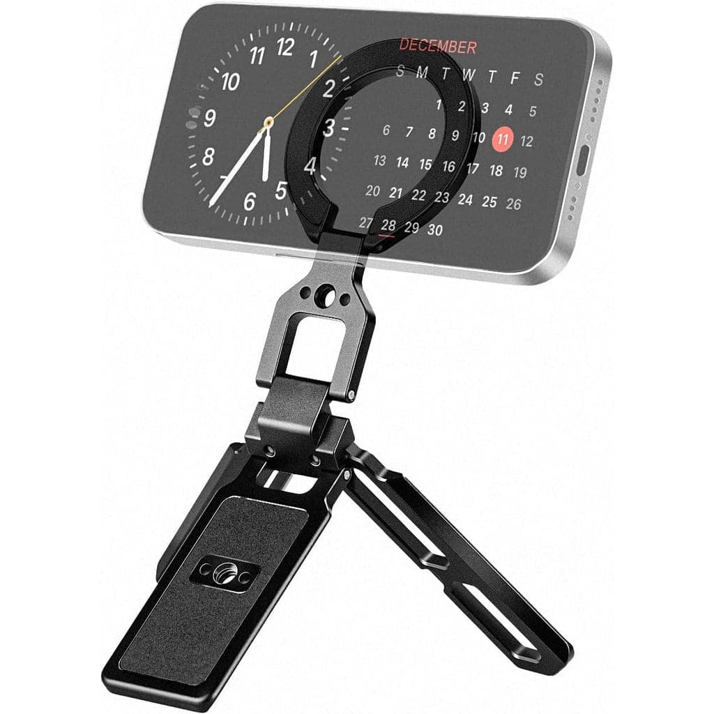 Suporte de Tripé Magnético Dupla Face FANAUE com Placa Arca-Swiss e Parafuso de 1/4", Suporte Dobrável para Celular para