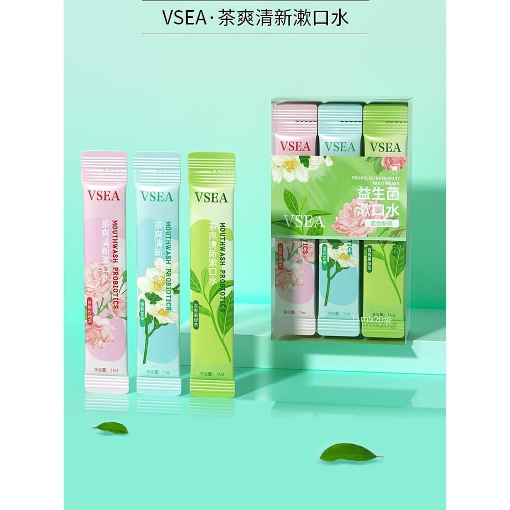 Branco pêssego rosa chá fragrância enxaguatório bucal hálito fresco boca dentes fragrância suave protetor bucal descartá