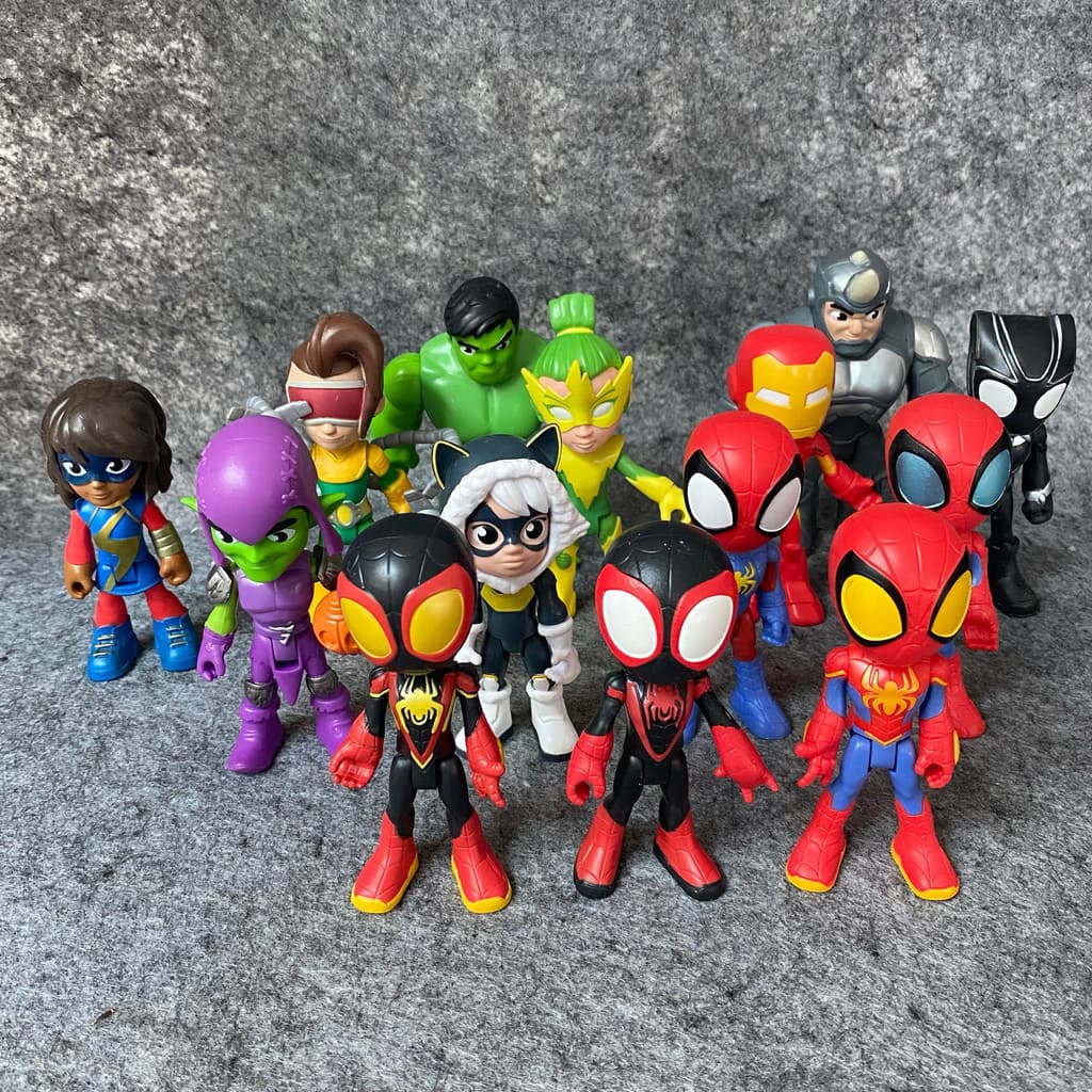 Hasbro Marvel Spidey E Seus Incríveis Amigos Coleção De Figuras Bonecos Hobby 10 Cm