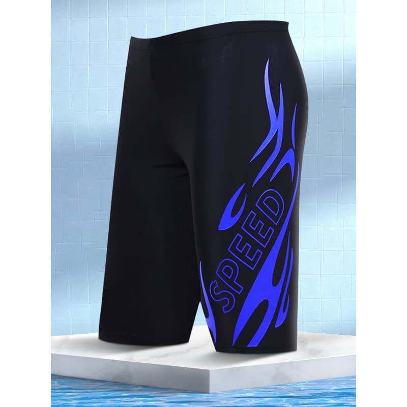 Maiô masculino adulto confortável moda pernas compridas cinco pontos impressão exclusiva mais gordura Extra grande Anti-
