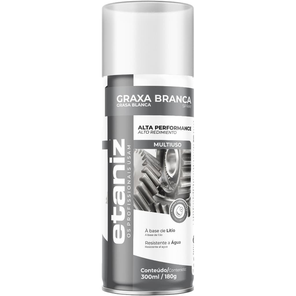 Graxa Branca De Lítio Spray 300ml Etaniz ok