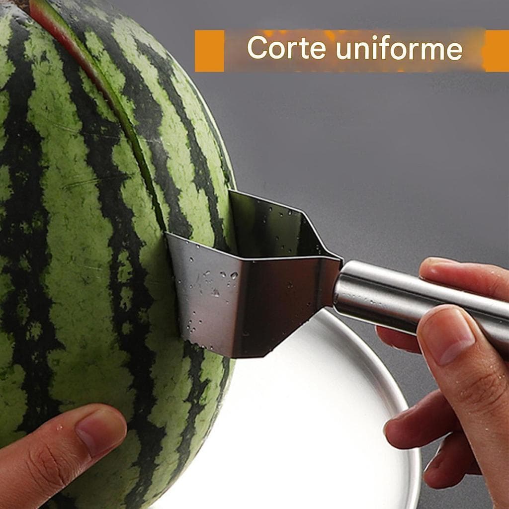 Utensílios De Cozinha Domésticos Manual De Aço Inoxidável Cortador De Melancia Melão Ferramenta De Corte De Frutas alpil
