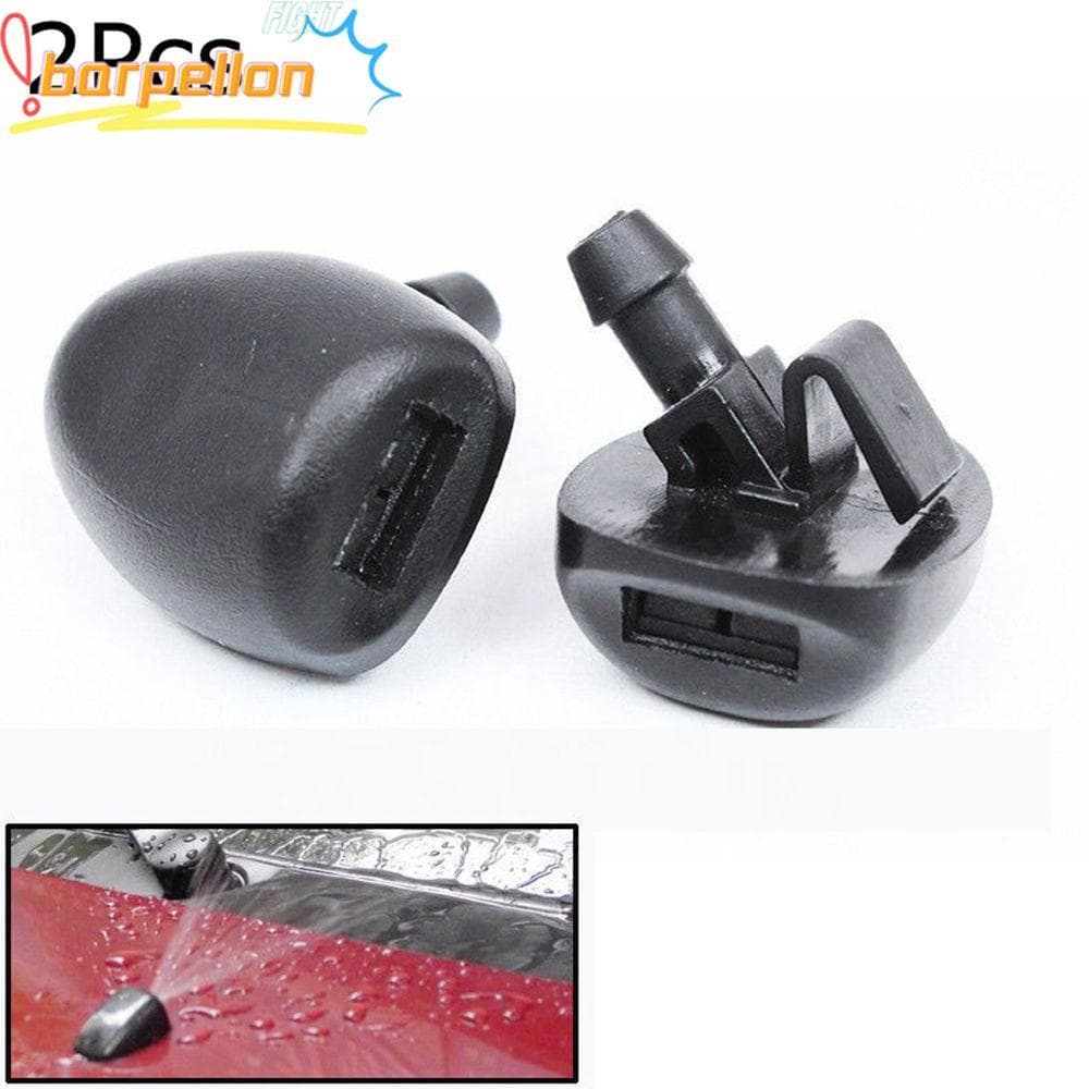 BARPELLON 2 Unidades De Bico De Limpador De Pára-Brisa Prático Lavador De Jato Preto Frontal Para Peugeot 407 206 207