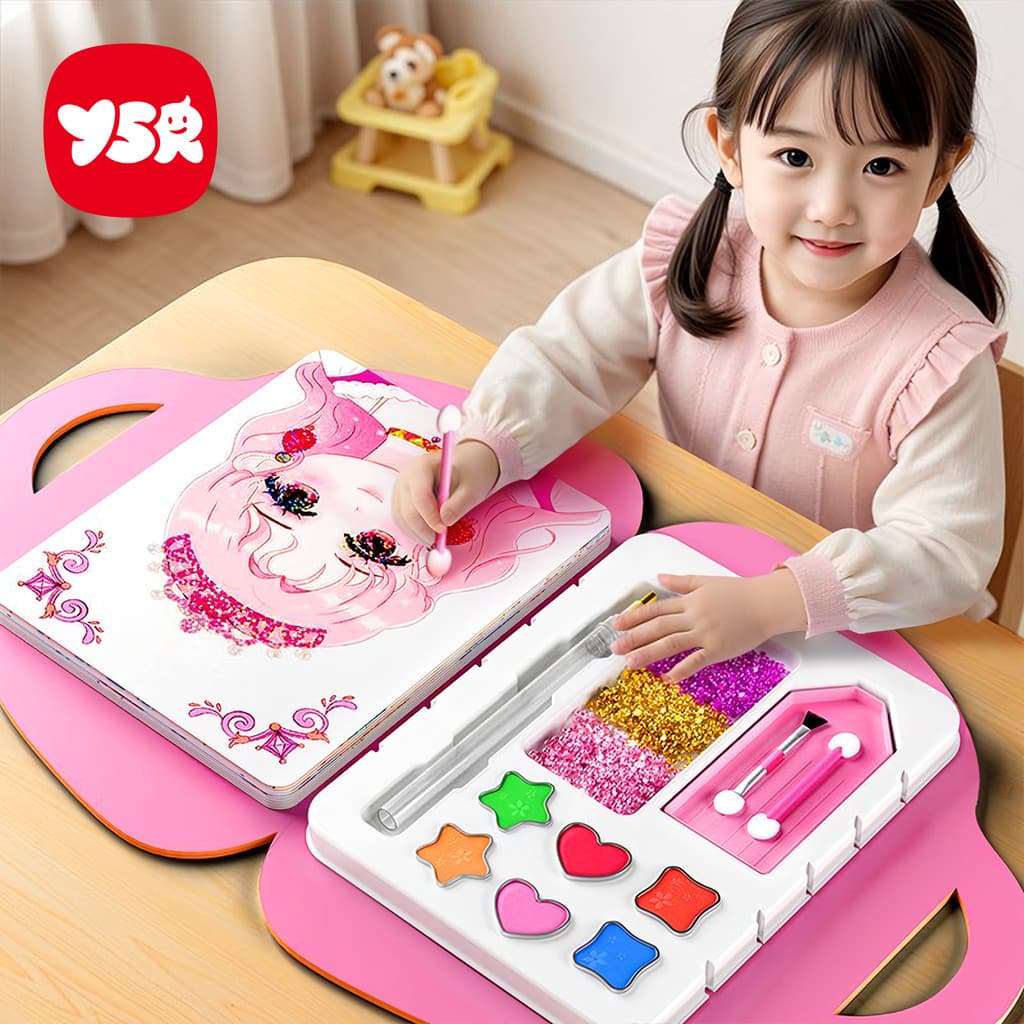 Crianças conjunto de brinquedos de maquiagem menina presente de aniversário artesanal 2026 nova menina de venda quente Y