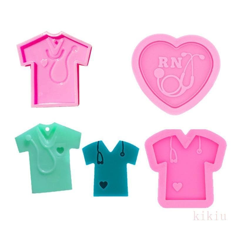 kikiu DIY Molde Chaveiro Pingentes De Fundição Jóias Artesanato