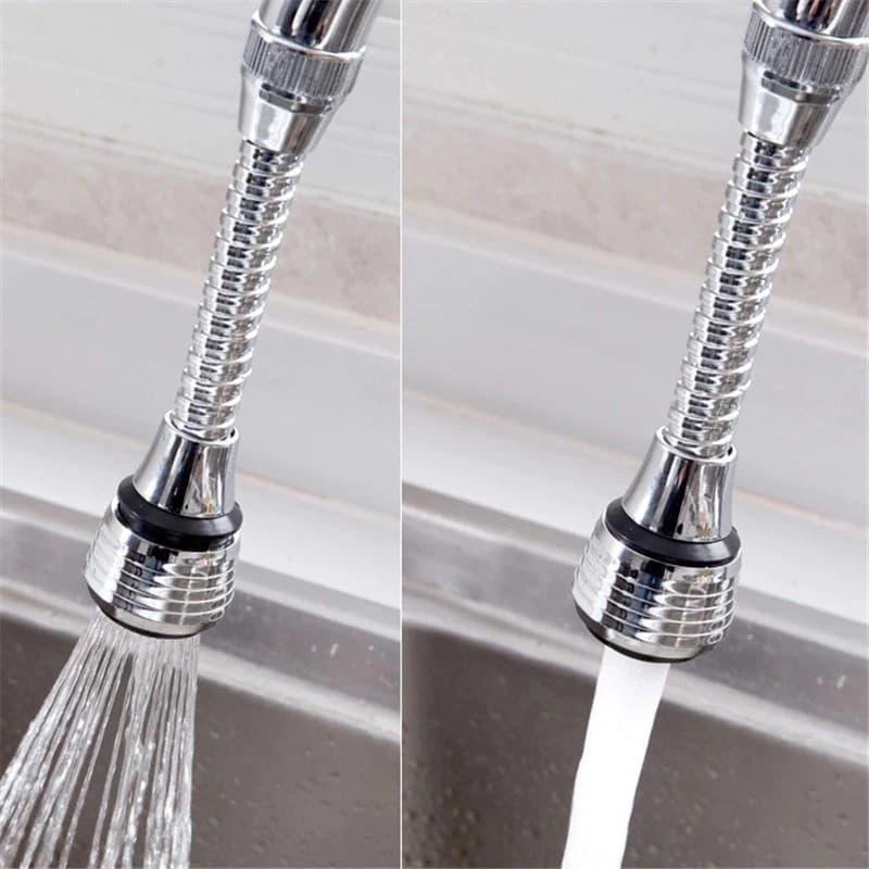 Arejador Prolongador Bico Torneira Cromado Gira 360 Flex