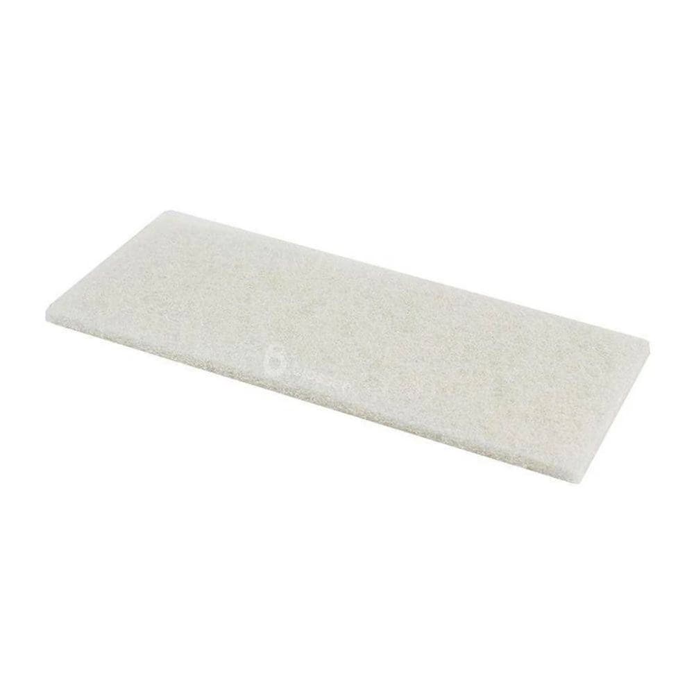 3 Fibras Brancas para LT manual ou Esfregão  Limpeza Leve Delicada 26cm x 10cm