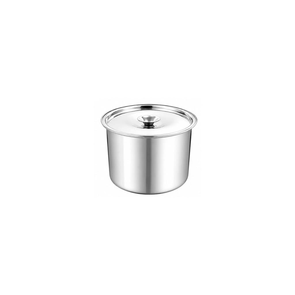 Porta Mantimentos Aço Inox Lata com Tampa Armazenar 1L