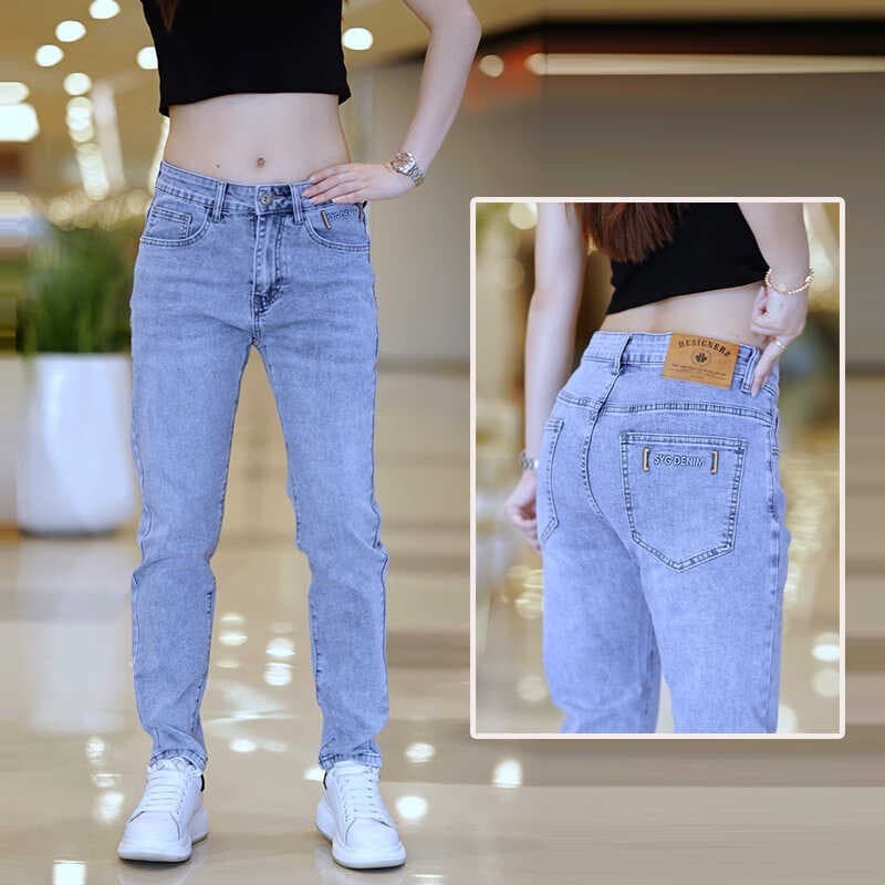 2026 primavera novo estilo High-End Jeans masculino fino ajuste pequeno em linha reta Casual estiramento moda All-match