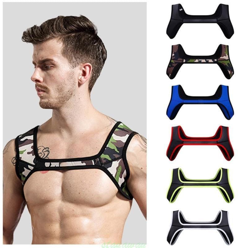 SRA Gym Sport Muscle Protector Alças Ombro Cinta Suporte