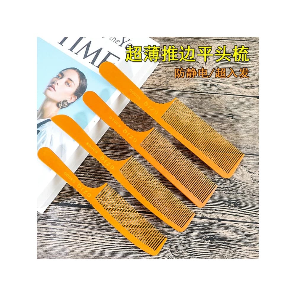 Pente de corte de cabelo profissional para salão de cabeleireiro, pente de cabelo plano, pente de cabelo masculino, pent