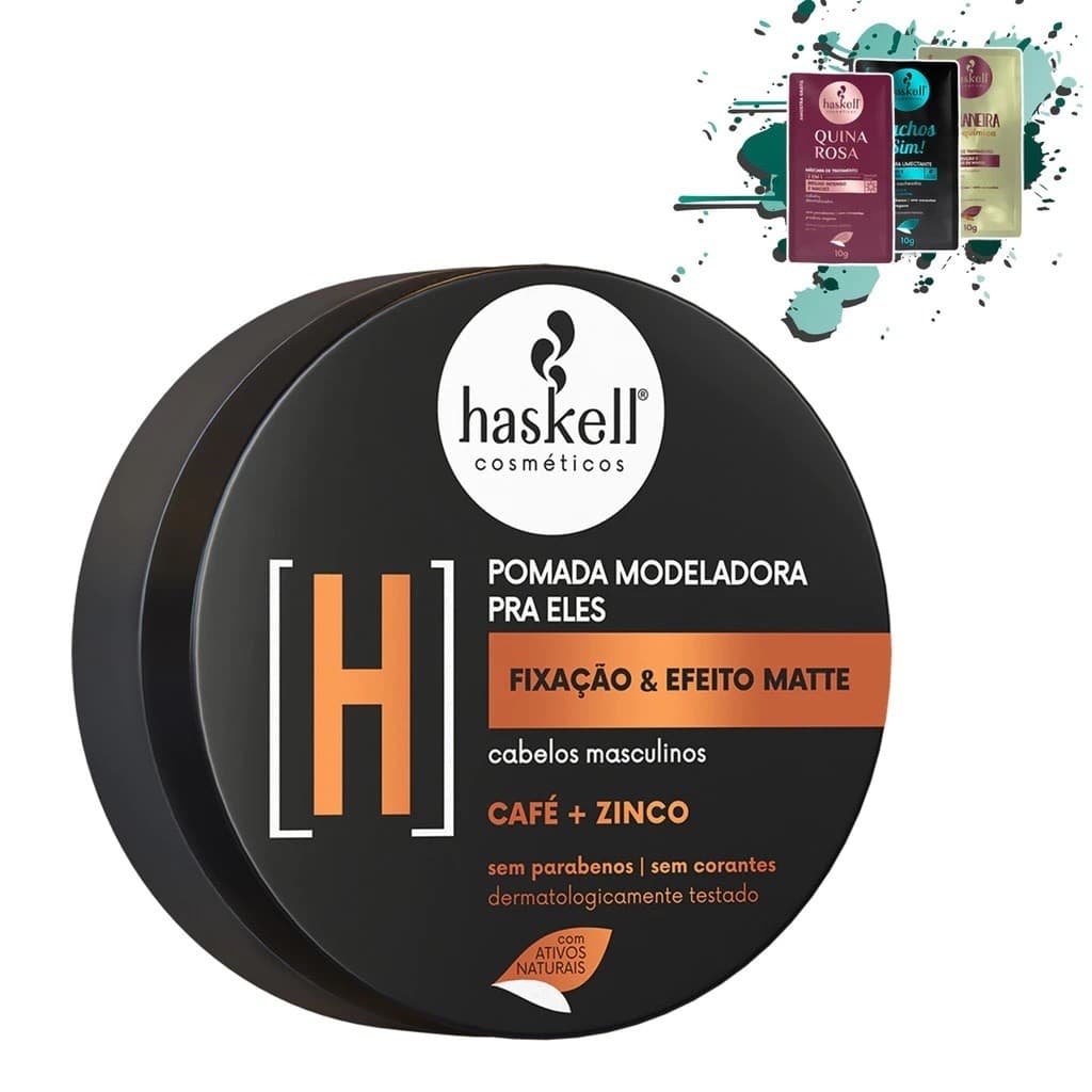 Pomada Modeladora 55gr Linha Homem Haskell