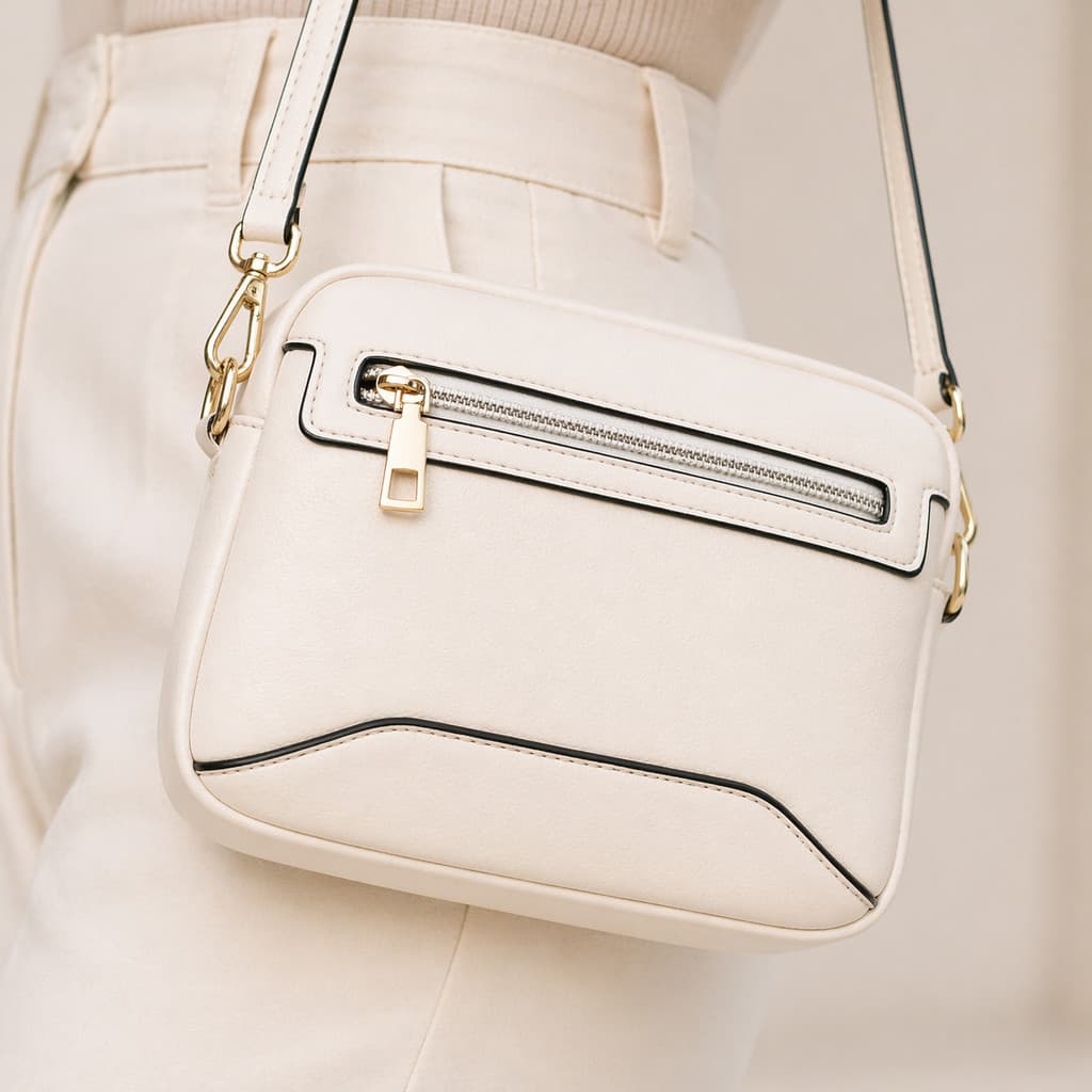 Bolsa Feminina Transversal Pequena Luxo Alça Ajustável Shoulder Bag Blogueira Moderna Resistente