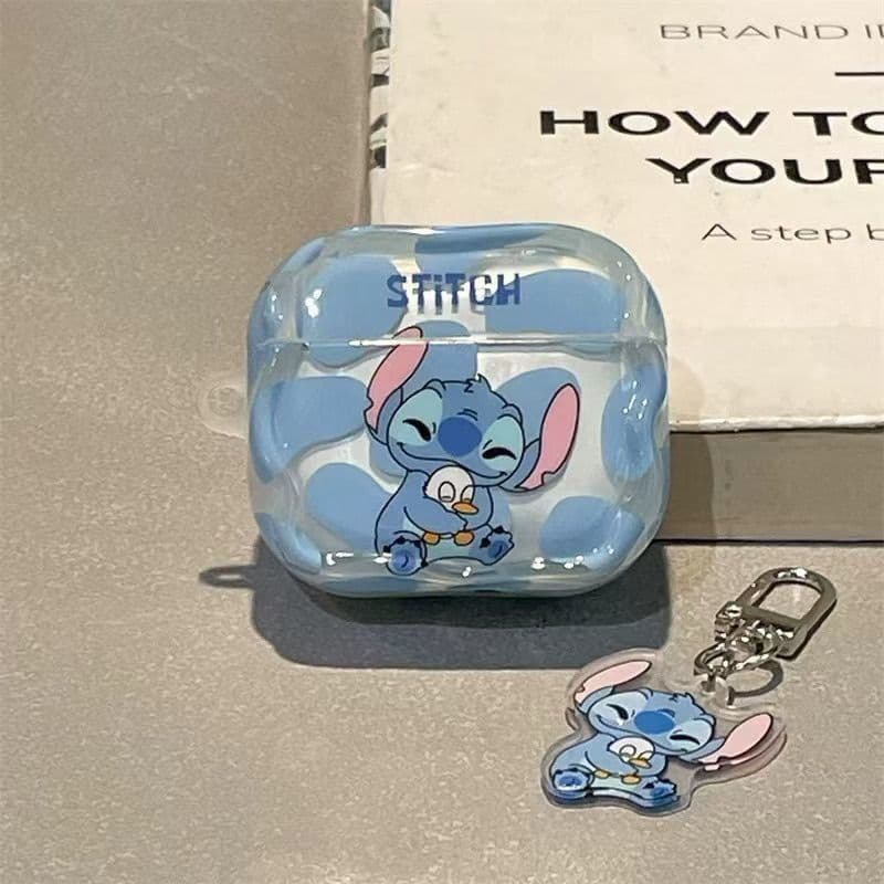 Bonito Dos Desenhos Animados Ponto Fones De Ouvido Capa Caso Para AirPods 1 2 3 4 Pro 2 3 Protetor Com Charme Pingente
