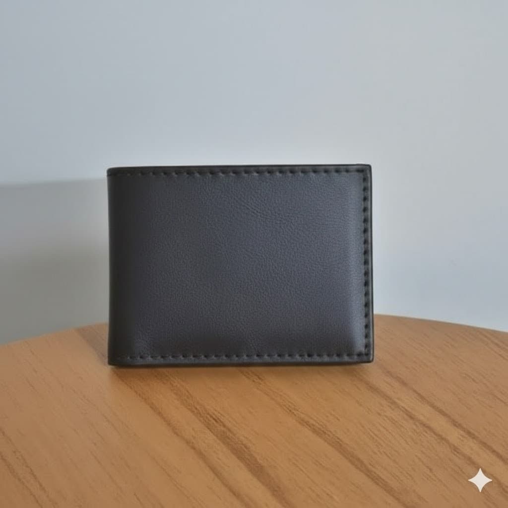 Carteira Slim Masculina Porta Cartão CNH Couro Sintético  Compacta